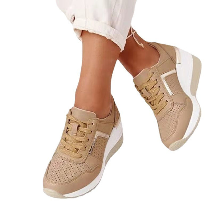 Women's breathable sneakers with perforated details and comfortable insole Mune Fashion