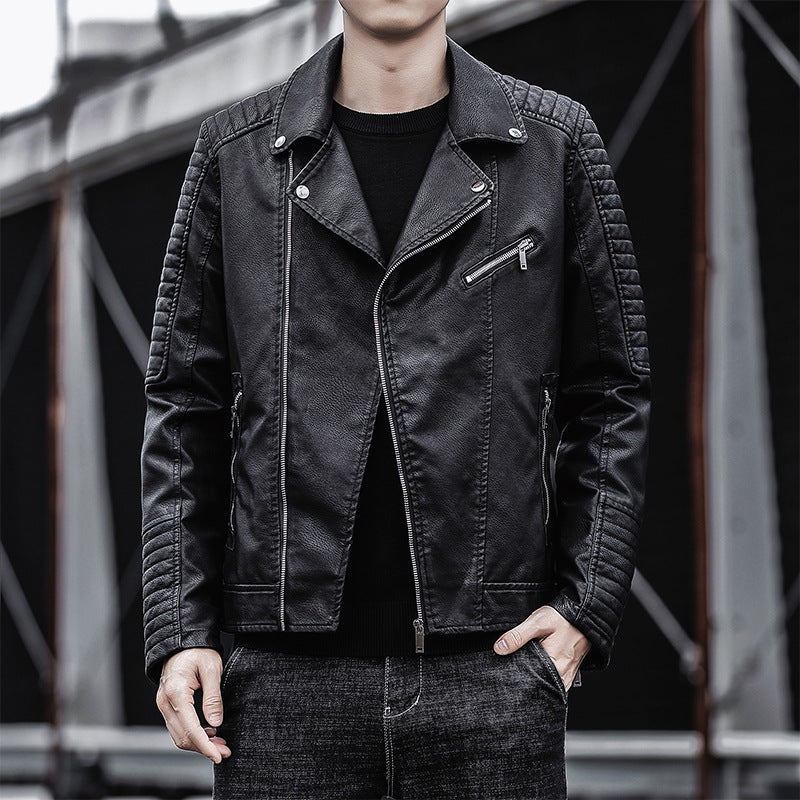 Men's Biker Jacket Mune Fashion