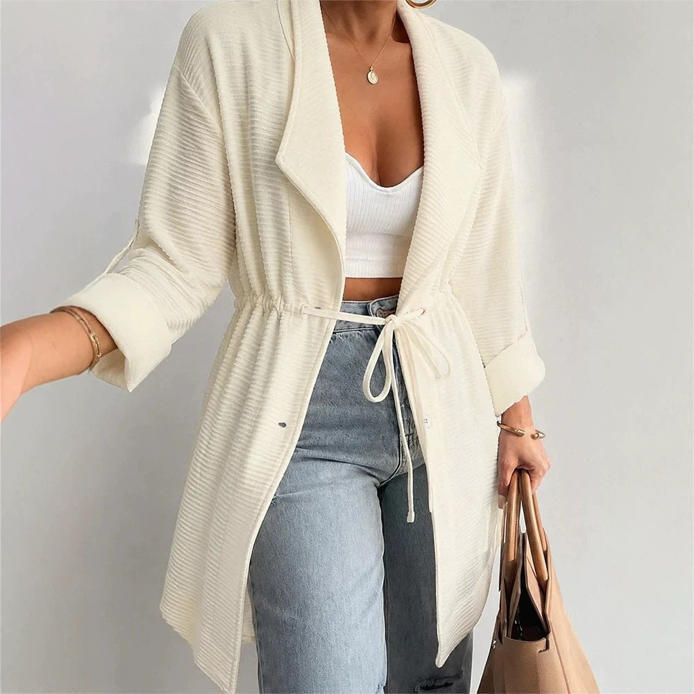 Women Casual and Elegant Long Cardigan Mune Fashion