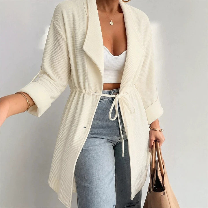 Women Casual and Elegant Long Cardigan Mune Fashion