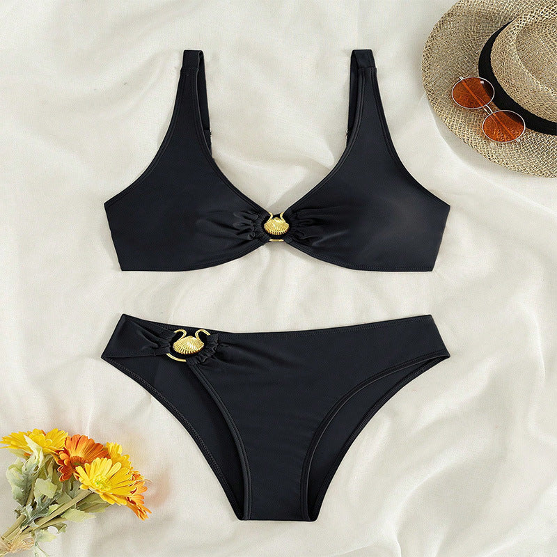 Women’s Luxurious Bikini Set with Elegant Jewelry Details Mune Fashion