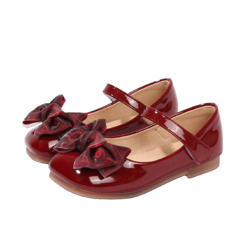 Girls' ballerinas with decorative bow design Mune Fashion