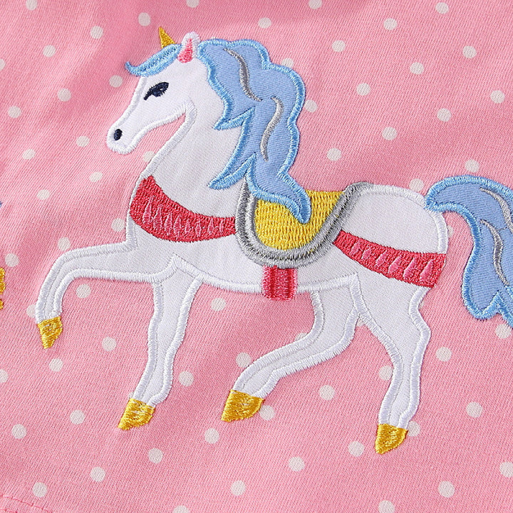 Girls summer dress with charming unicorn design Mune Fashion