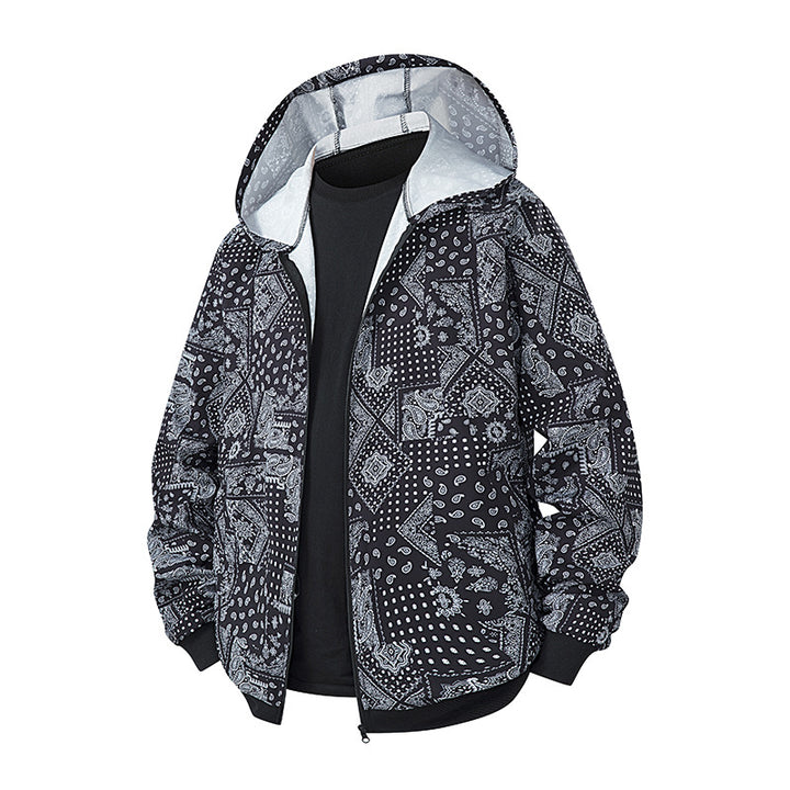 Men's Sporty Outdoor Jacket with Hood Mune Fashion