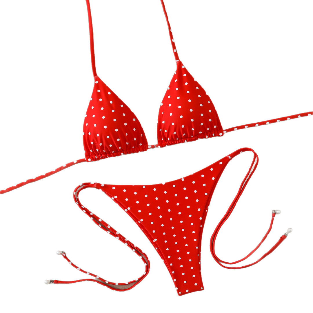 Women's Triangle Bikini with Adjustable Ties Mune Fashion