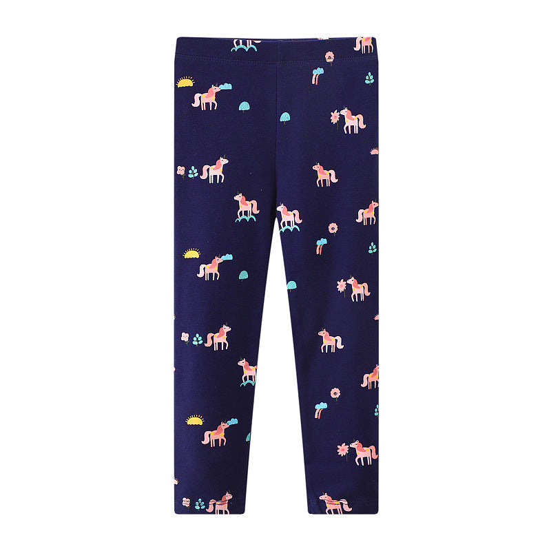 Girls leggings with colorful unicorn design Mune Fashion