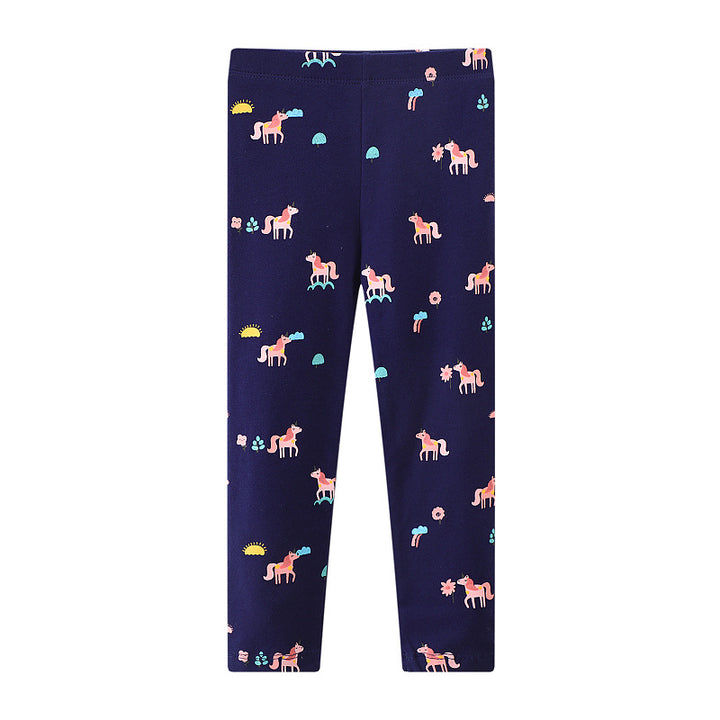 Girls leggings with colorful unicorn design Mune Fashion