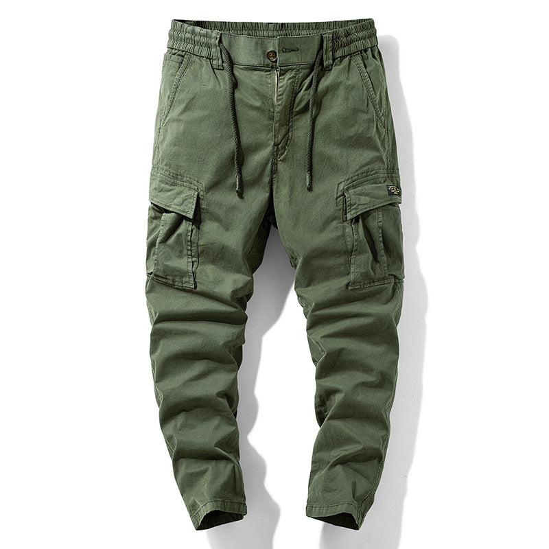 Men's Urban Ripstop Cargo Jogger with Elastic Comfort Waistband and Multiple Flap Pockets Mune Fashion