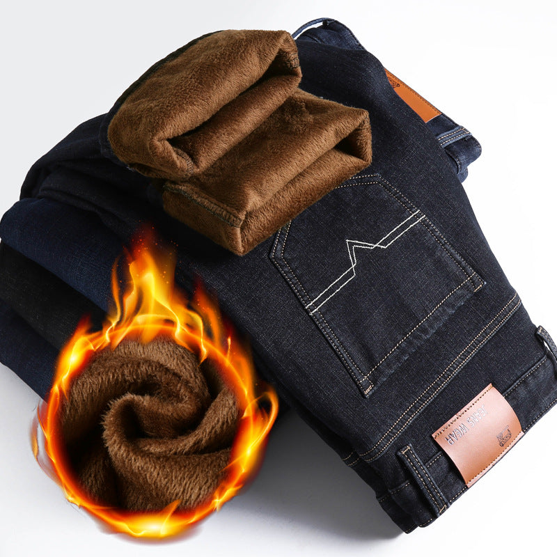Men's thermo jeans with dense teddy lining and sturdy denim cut Mune Fashion