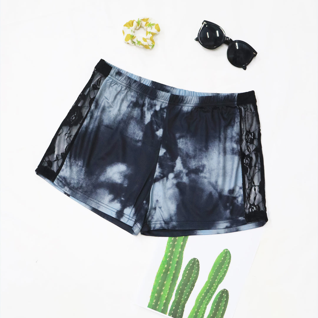 Women's Casual Cropped T-Shirt with Cloud Pattern Mune Fashion