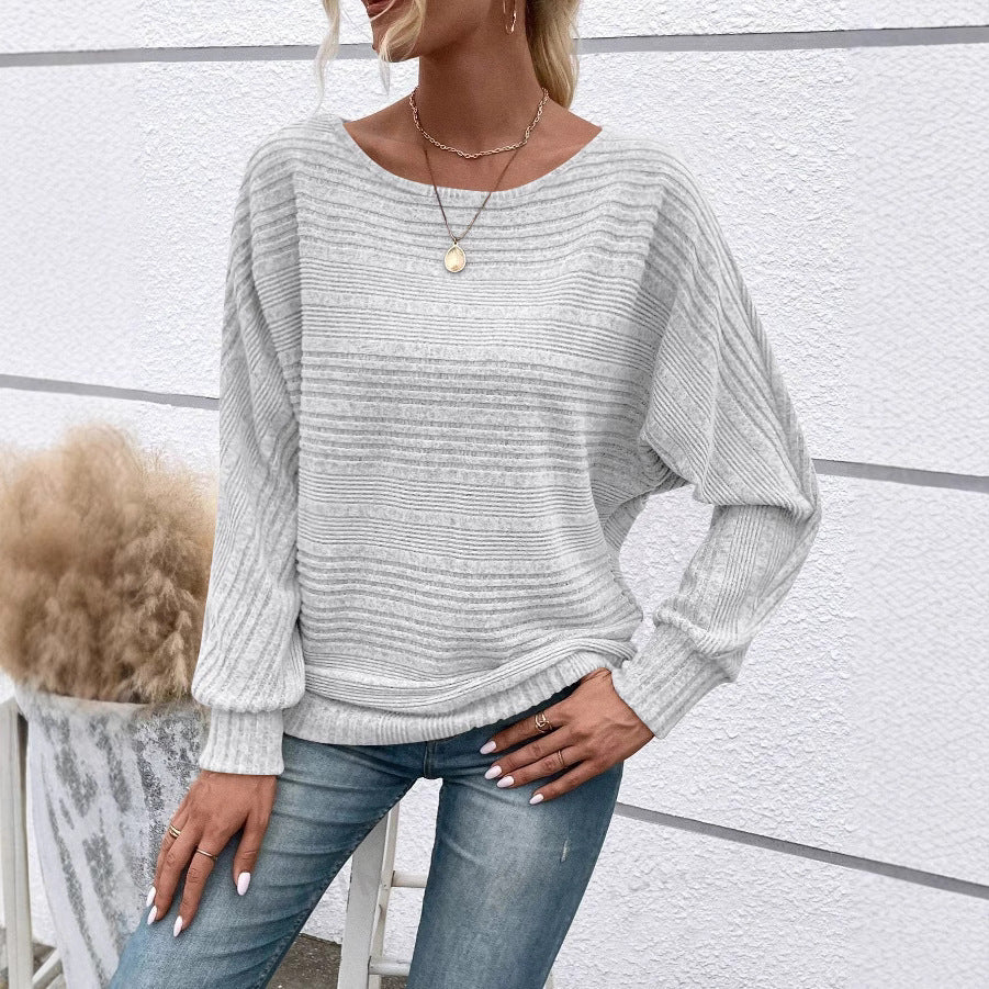 Women Comfortable Knit Sweater Mune Fashion