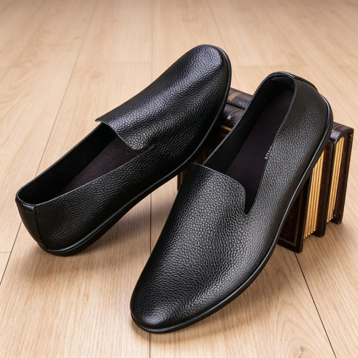 Men's Elegant Leather Moccasins Mune Fashion