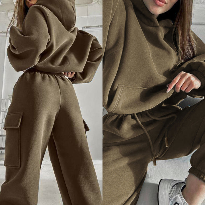 Women's oversized hoodie set with cargo joggers Mune Fashion
