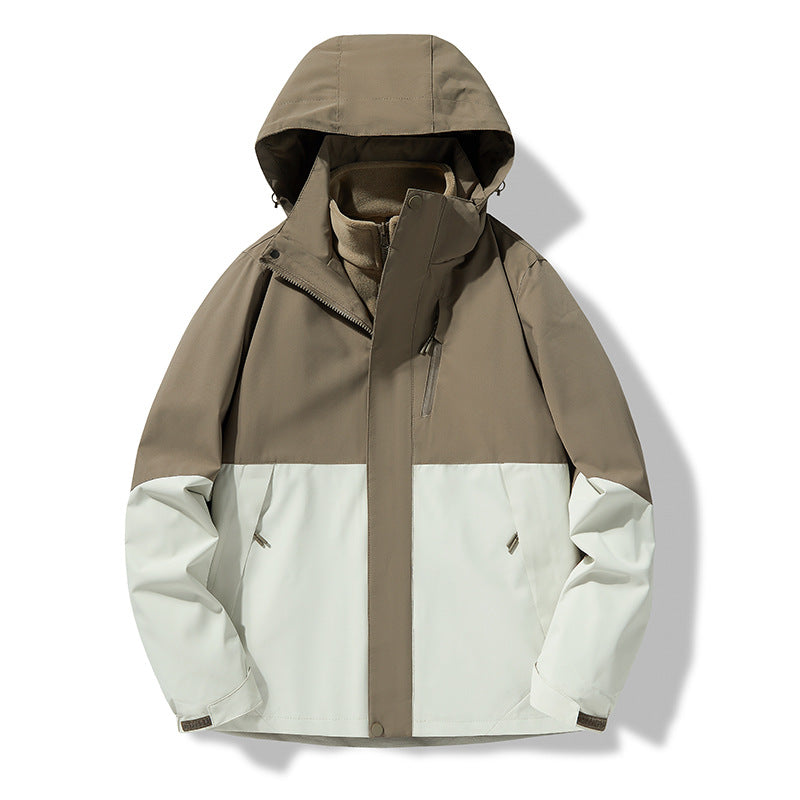 Men's Technical Outdoor Jacket with Adjustable Hood Design Mune Fashion 1787797283