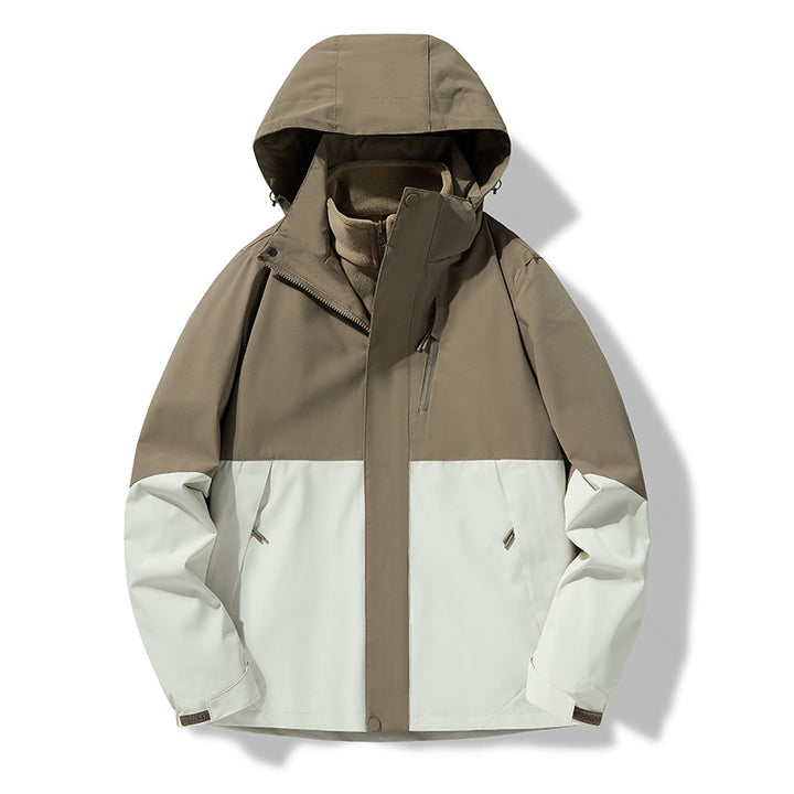 Men's Technical Outdoor Jacket with Adjustable Hood Design Mune Fashion 1787797283