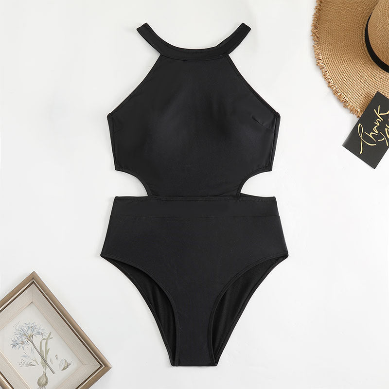 Women High-Cut Cut-Out One-Piece Swimsuit Mune Fashion