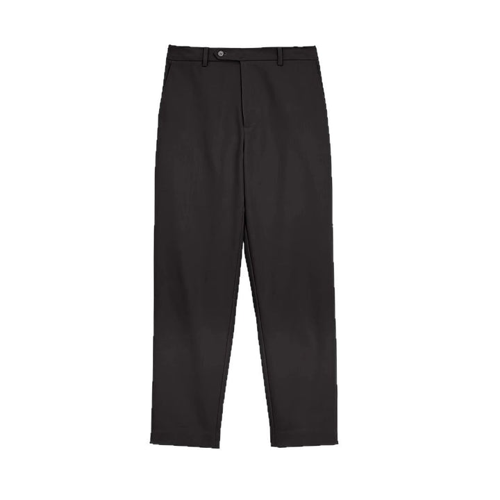 Men's relaxed fit chinos with shortened leg length and subtle pleat Mune Fashion