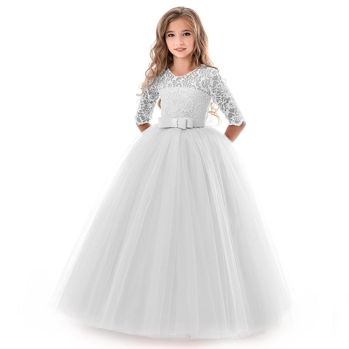 Women’S Princess Dress with Lace Top and Tulle Skirt Mune
