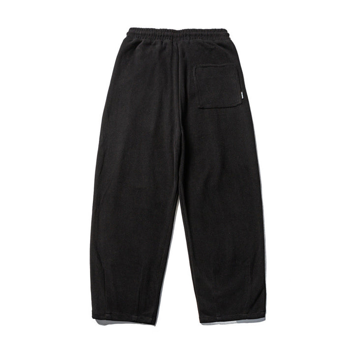 Men's Casual Sweatpants with High Elastic Waistband, Drawstring and Light Tapered Cut Mune Fashion
