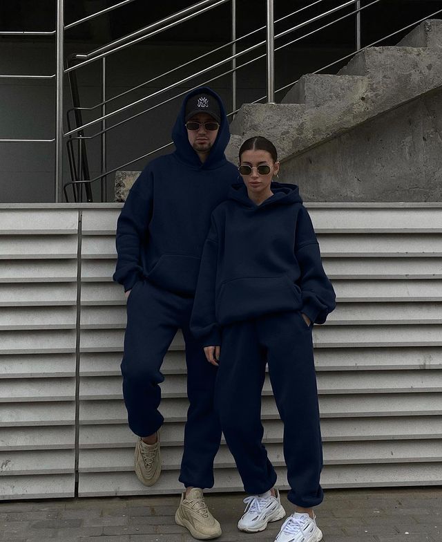 Unisex Oversize Hoodie and Relax Jogging Pants Set made of high-quality cotton blend Mune Fashion