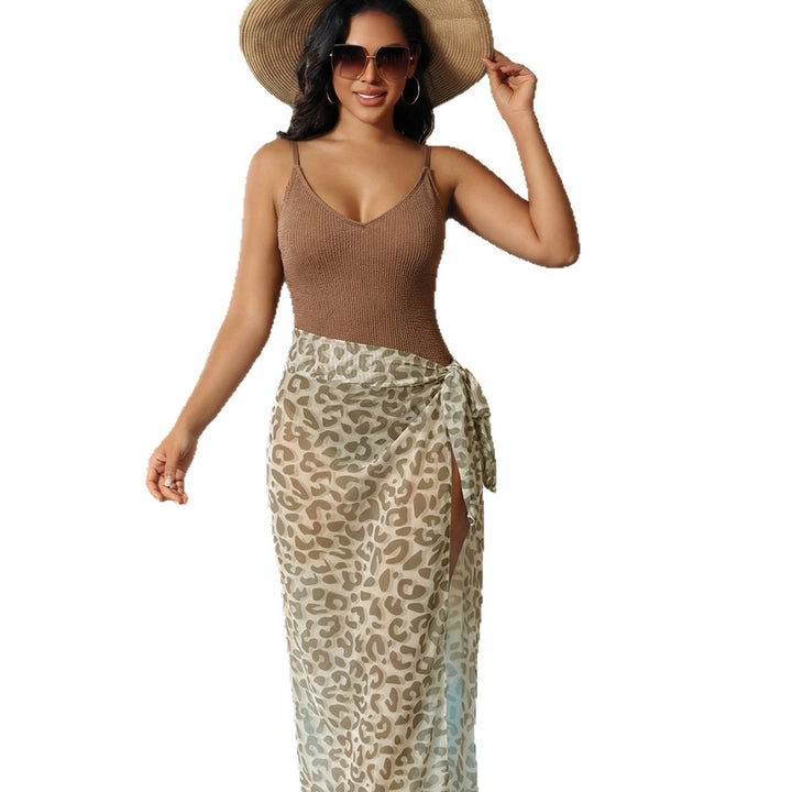 Women's Light Beach Wrap with Snake Skin Pattern Mune Fashion
