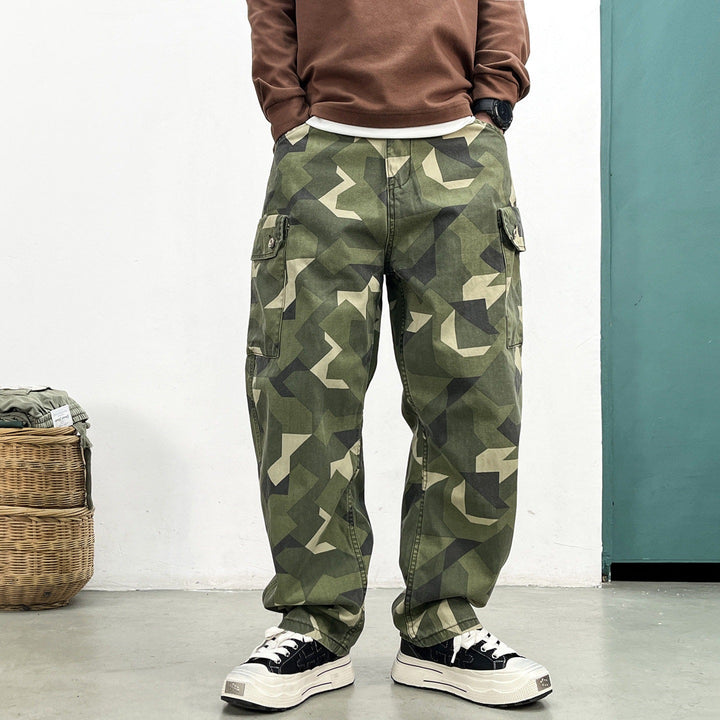 Men's Cargo Pants in Modern Camouflage Style Mune Fashion
