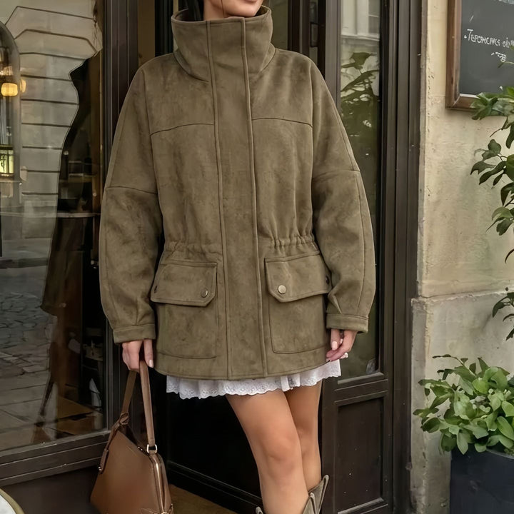 Women's Fashion Oversized Winter Jacket with Drawstring