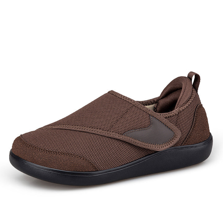 Women's one-handed adjustable slip-on half shoe with Velcro strap, breathable mesh and shock-absorbing EVA sole Mune Fashion
