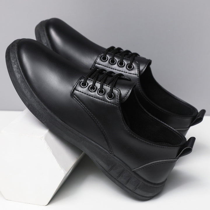 Men's Comfortable Leather Lace-Up Shoes Mune Fashion