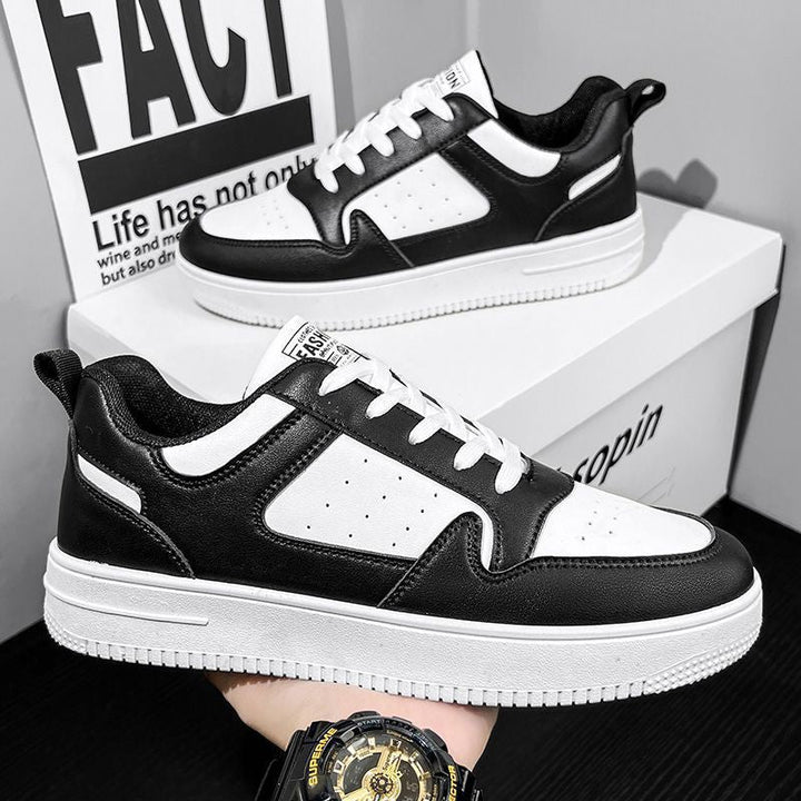 Women Sports Leather Sneakers with Padded Insole Mune Fashion