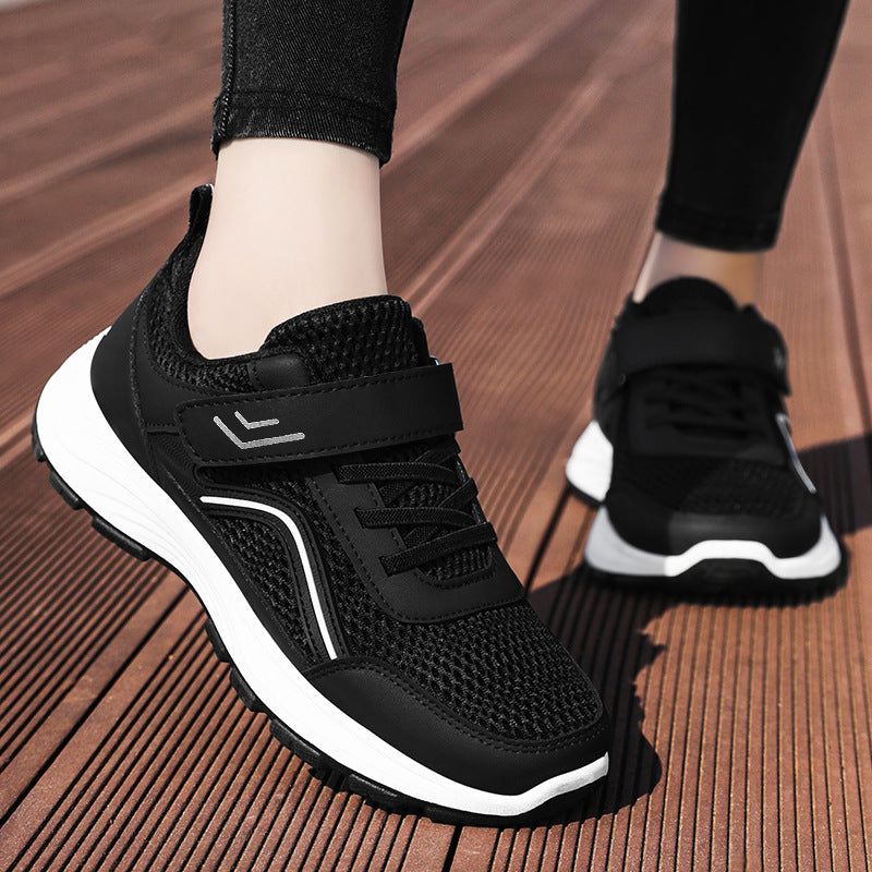 Men's breathable mesh casual sneakers with Velcro, ergonomic EVA midsole, and profiled rubber outdoor sole Mune Fashion