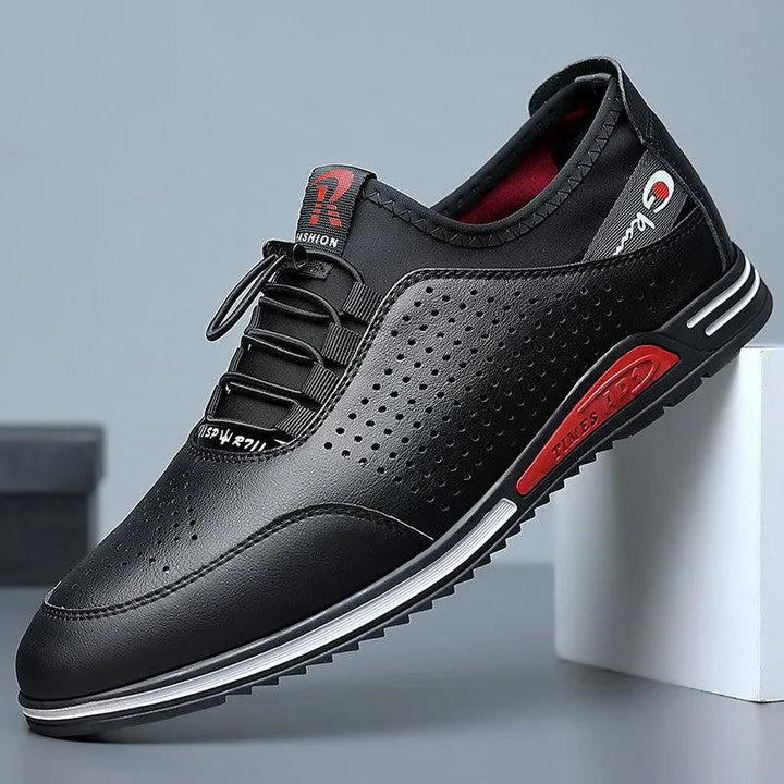 Men's Elastic Casual Sneaker with Quick Lace System and Shock-Absorbing EVA Midsole Mune Fashion