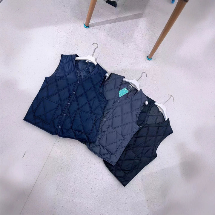 Ladies Elegant Quilted Vest Mune Fashion