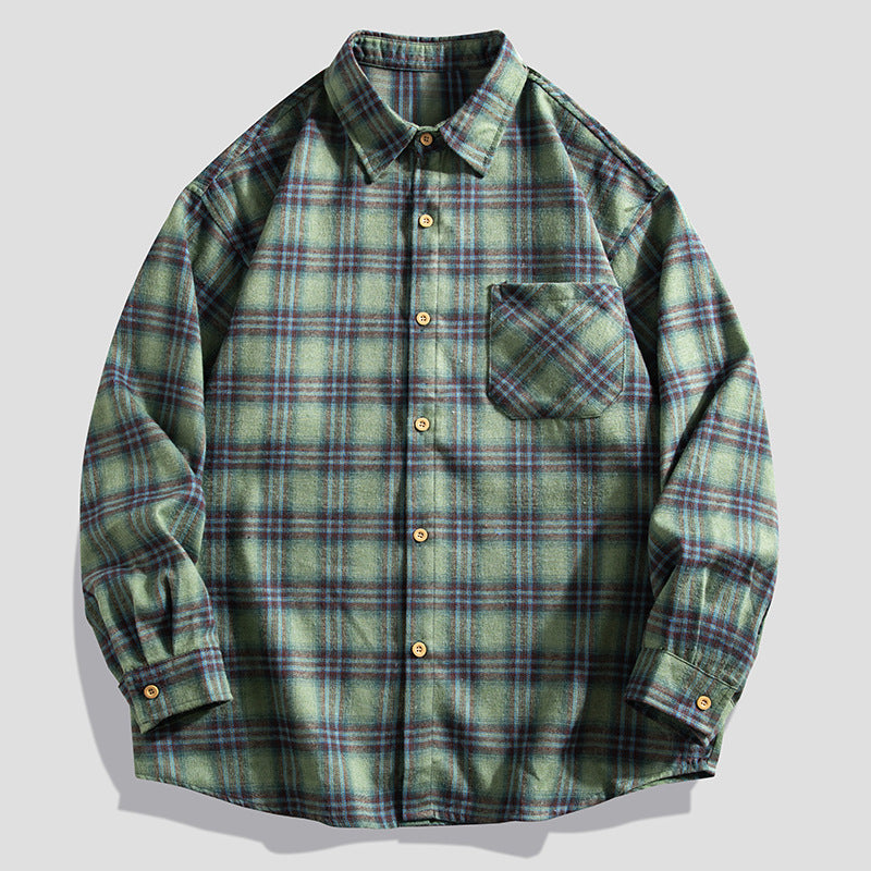 Men's Checked Flannel Shirts Mune Fashion