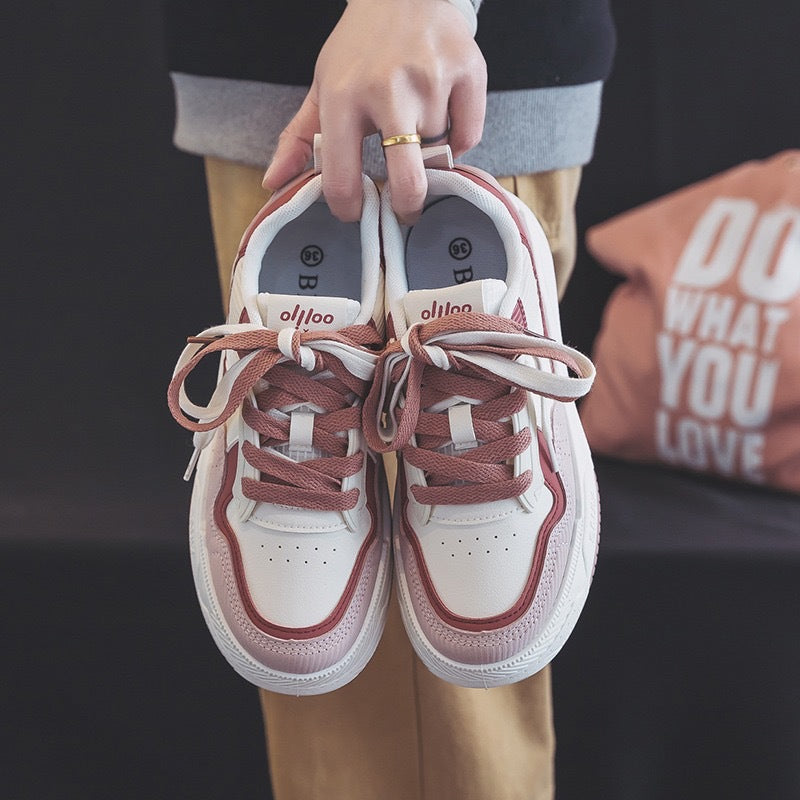 Women's Fashion Sneakers with Cushioned Sole and Breathable Upper Material Mune Fashion