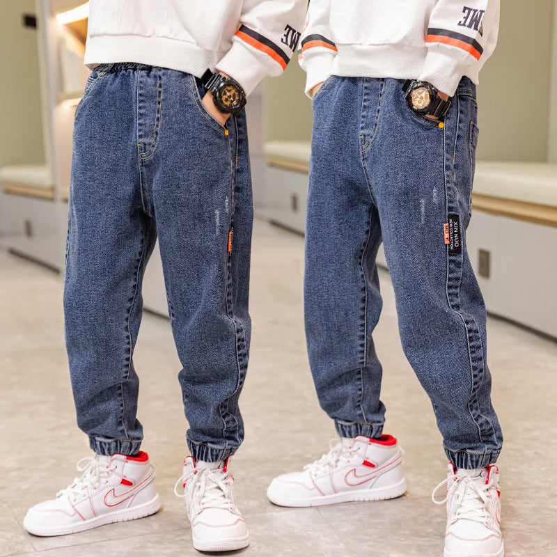 Men's casual fleece jeans with warming inner lining Mune Fashion