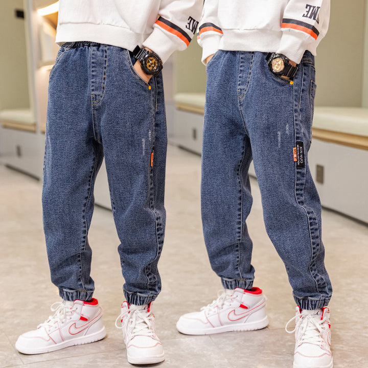 Men's casual fleece jeans with warming inner lining Mune Fashion