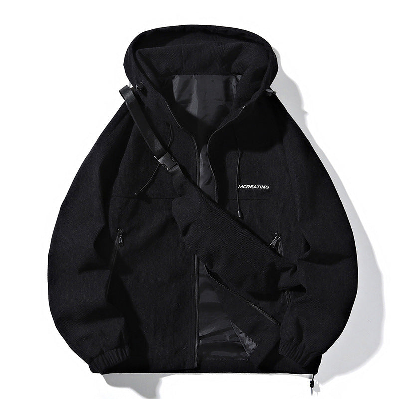 Men's sporty transitional jacket with graphic pattern Mune Fashion