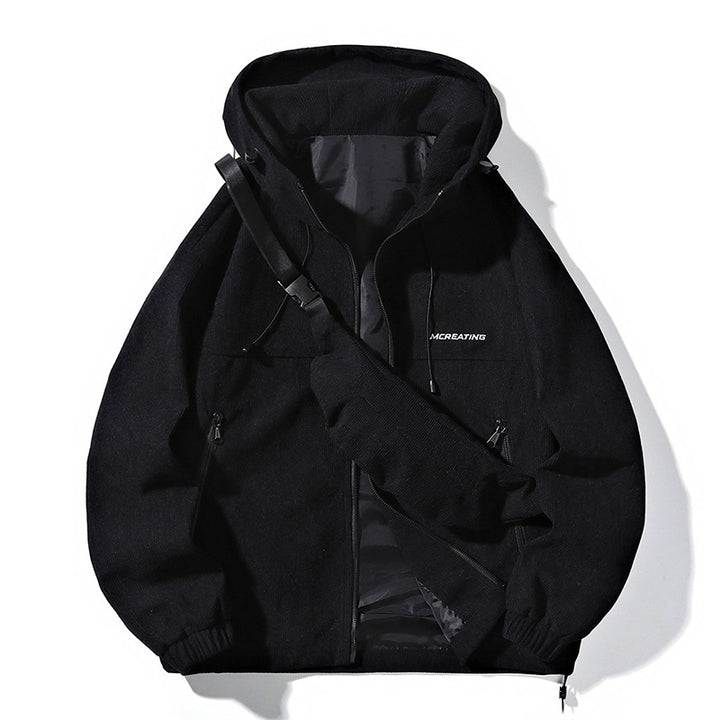 Men's sporty transitional jacket with graphic pattern Mune Fashion