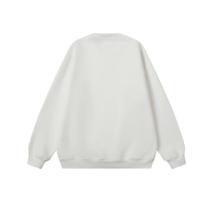 Unisex Oversized Sweatshirt with knitted applications and round neck Mune Fashion