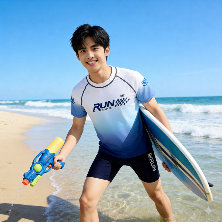 Boys Surf Shirt with UV Protection Mune Fashion