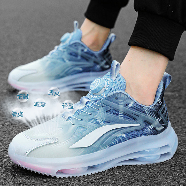 Men's Urban Comfort Sneaker with visible air chamber, transparent TPU overlay, and adaptive rotary closure Mune Fashion
