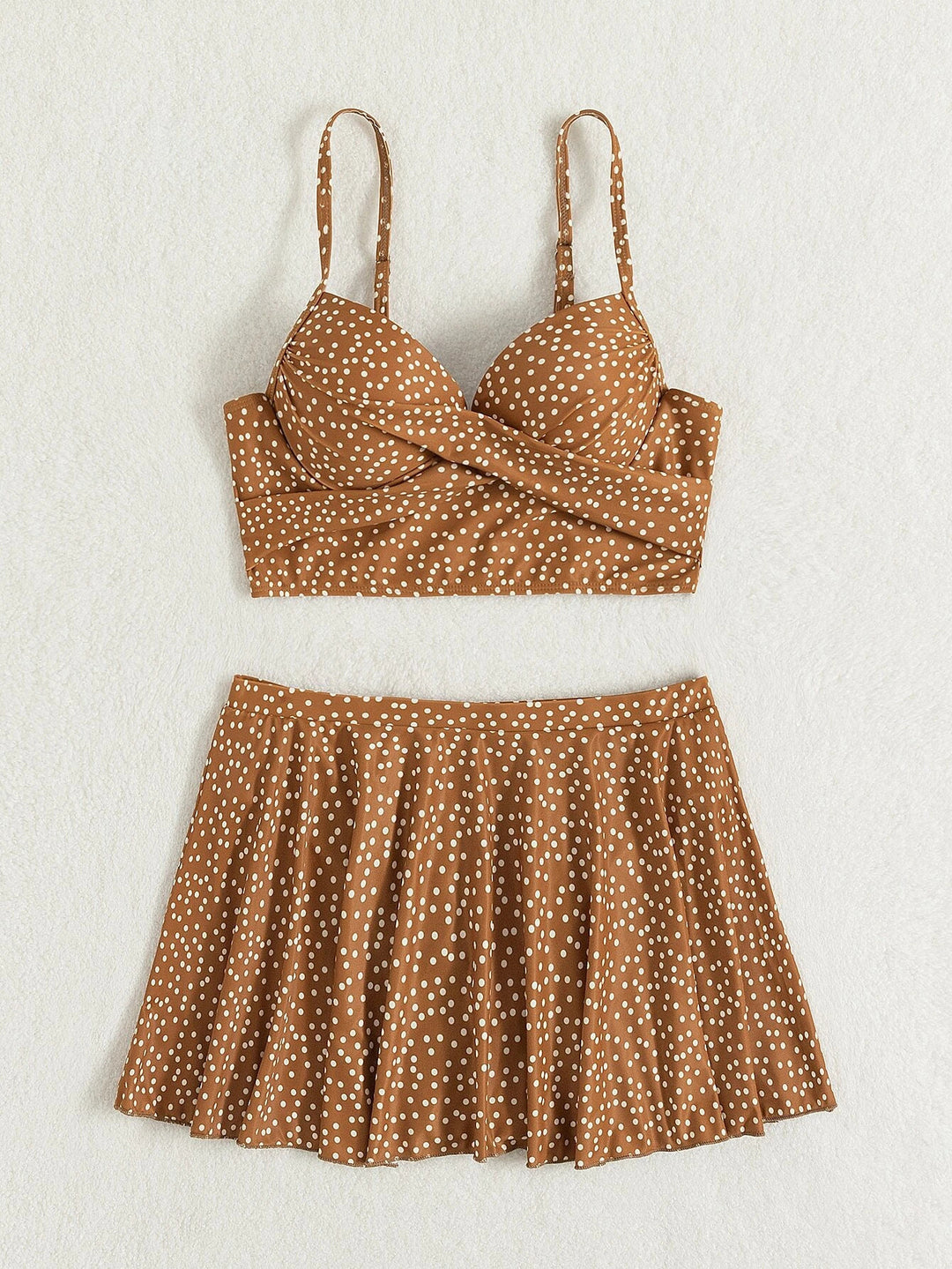 Women's tankini set with playful skirt and padded top Mune Fashion