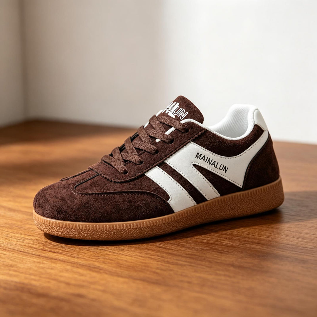 Men's Sporty Velours Sneakers Mune Fashion