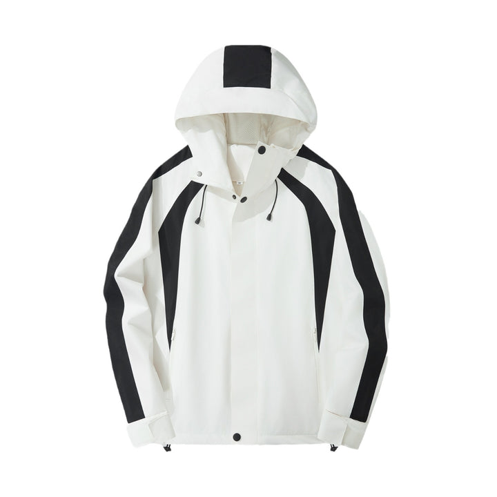 Women's Urban Hooded Anorak with Contrasting Panels, Mesh Lining & Adjustable Hem Mune Fashion