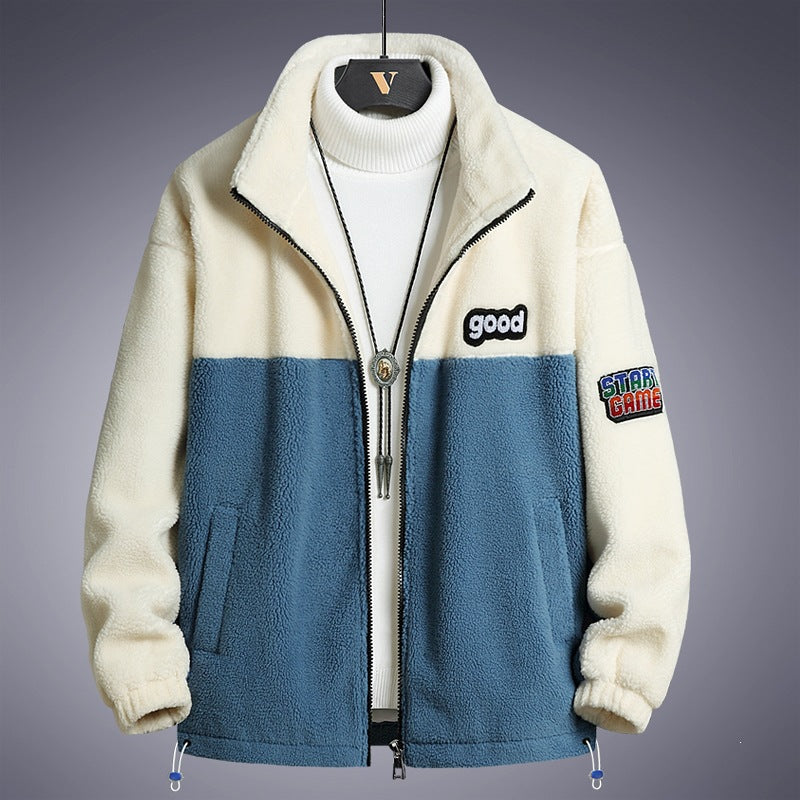 Men's Cozy Fleece Jacket with Hood Mune Fashion