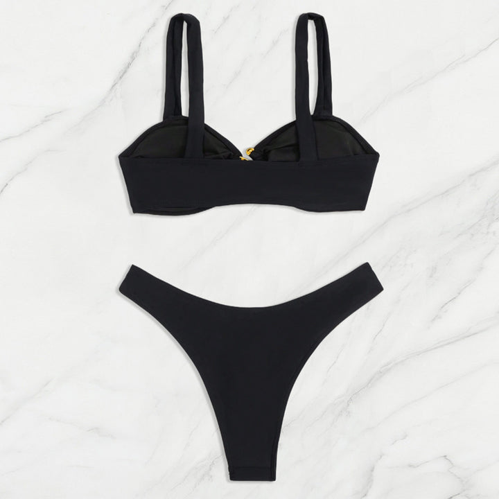 Ladies Bikini with elegant gold details Mune Fashion