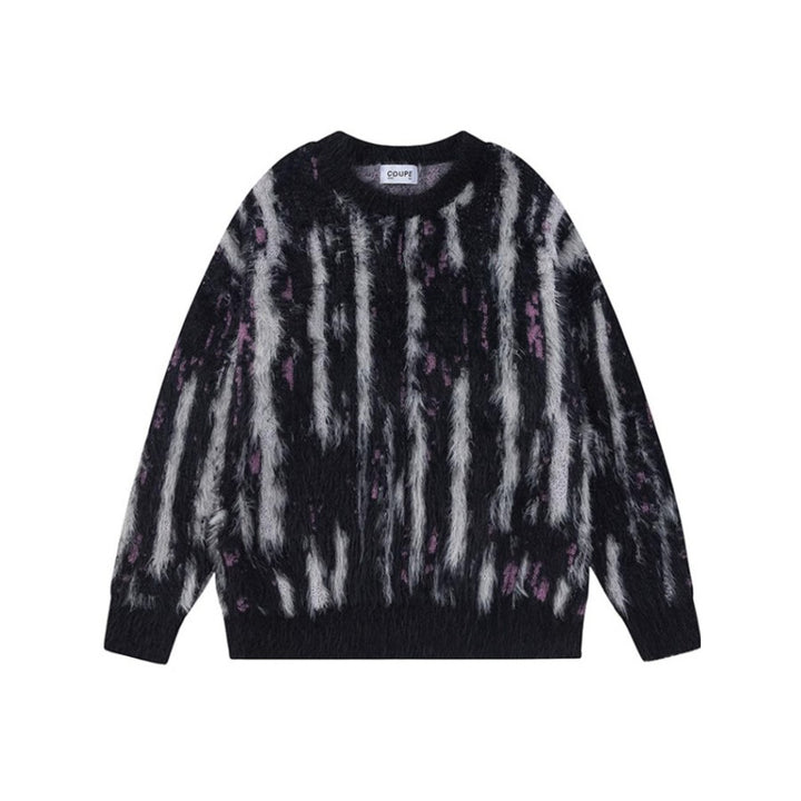 Ladies Stylish Sweater with Trendy Fur Design Mune Fashion