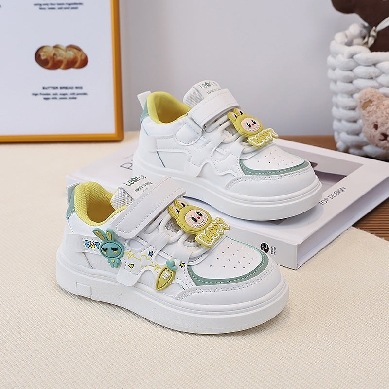 Women children's sneaker with cute appliqués and practical Velcro closure Mune Fashion
