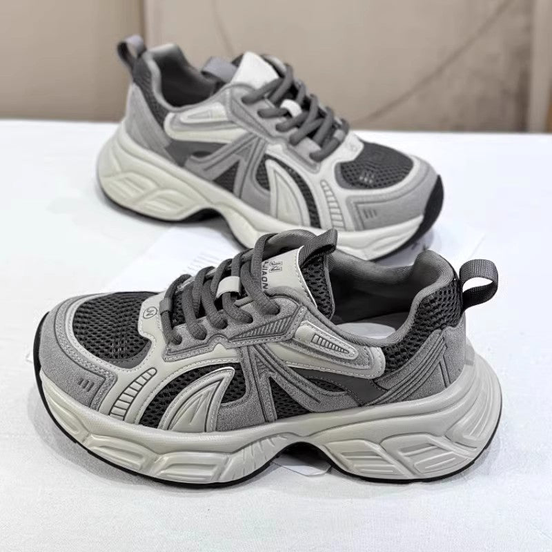 Women's Sporty Sneakers with Breathable Mesh and Cushioning Sole Mune Fashion